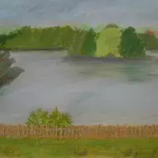Plener malarski - Zgorzałe, maj 2014.