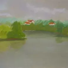 Plener malarski - Zgorzałe, maj 2014.
