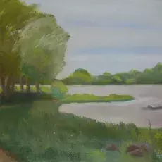 Plener malarski - Zgorzałe, maj 2014.
