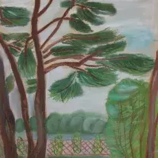 Plener malarski - Zgorzałe, maj 2014.