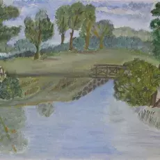 Plener malarski - Zgorzałe, maj 2014.
