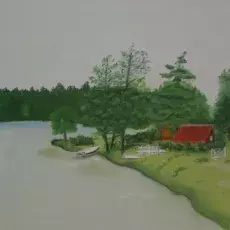 Plener malarski - Zgorzałe, maj 2014.