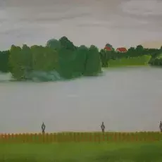 Plener malarski - Zgorzałe, maj 2014.