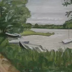 Plener malarski - Zgorzałe, maj 2014.