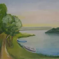Plener malarski - Zgorzałe, maj 2014.