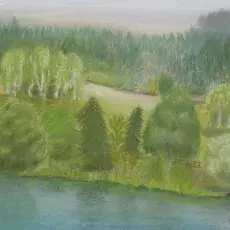Plener malarski - Zgorzałe, maj 2014.