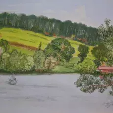 Plener malarski - Zgorzałe, maj 2014.