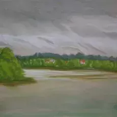 Plener malarski - Zgorzałe, maj 2014.