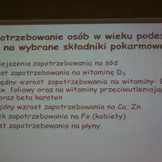 Wykład Pani dr. Małgorzaty Grembeckiej - "Przez żołądek do.... - czyli dietoterapia osób starszych"