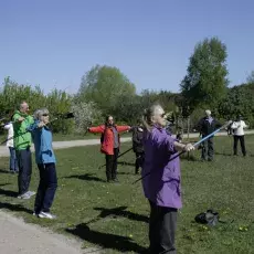 7.05.2015 - III Marsz Nordic Walking Studentów UTW.