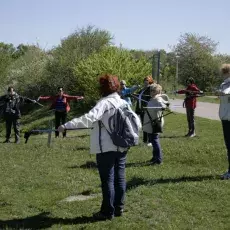 7.05.2015 - III Marsz Nordic Walking Studentów UTW.