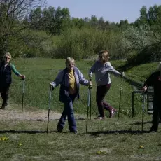 7.05.2015 - III Marsz Nordic Walking Studentów UTW.