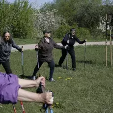 7.05.2015 - III Marsz Nordic Walking Studentów UTW.