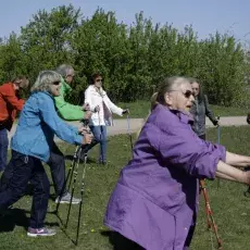 7.05.2015 - III Marsz Nordic Walking Studentów UTW.