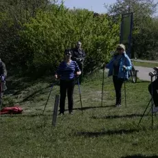 7.05.2015 - III Marsz Nordic Walking Studentów UTW.