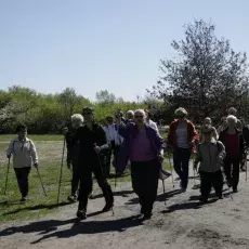 7.05.2015 - III Marsz Nordic Walking Studentów UTW.