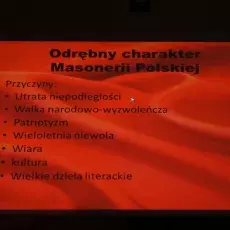 Wykład Piotra Mazurka - "Z dziejów Masonów w Polsce" - 21.05. 2015