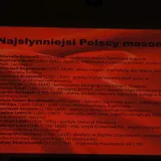Wykład Piotra Mazurka - "Z dziejów Masonów w Polsce" - 21.05. 2015