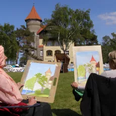 Plener Malarski w Łebie - maj 2015.