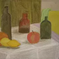 Anna BIERNACKA - Martwa natura (pastel)
