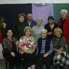 Uczestnicy warsztatów plastycznych Uniwersytetu III Wieku - UG (grupa poranna i wieczorna)