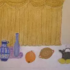 Bogumiła CEGIELSKA - Martwa natura (pastel)