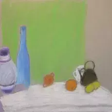 Jadwiga KRASZEWSKA - Martwa natura (pastel)