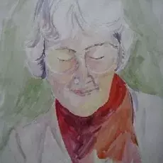 Stefania MADEJSKA - Portret (akwarela)