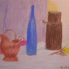 Grażyna NIEWCZAS - Martwa natura (pastel)