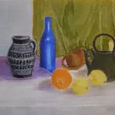 Irena NOWOSZ - Martwa natura (pastel)