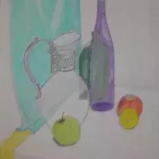 Bogdan SKORUPSKI - Martwa natura (pastel)