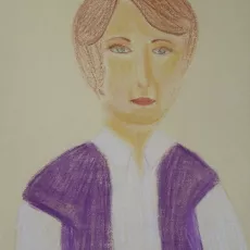 Rękawek Elżbieta<br /> - <em> Portret</em> <br />(pastel)