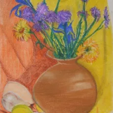 Kałdonek Małgorzata<br /> - <em> Martwa Natura</em> <br />(pastel)