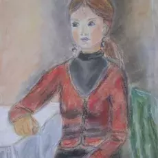 Tetzlaff Teresa<br /><em>Modelka</em><br />(pastel)