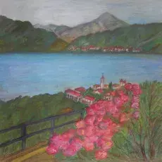 Gawieńczyk Ludmiła<br /><em>Wspomnienia z Wakacji</em><br />(pastel)