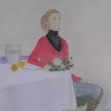 Gwizdała Irena<br /><em>Modelka</em><br />(pastel)