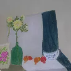 Szwed Inga<br /><em>Martwa Natura z Lustrem</em><br />(pastel)