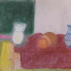 Cegielska Bogumiła<br /><em>Martwa Natura</em><br />(pastel)