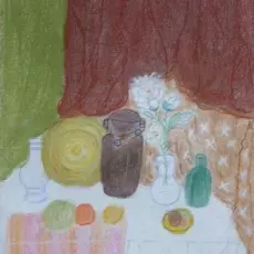 Cegielska Bogumiła<br /><em>Martwa Natura</em><br />(pastel)