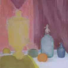 Korycka Marlena<br /><em>Martwa Natura z Samowarem</em><br />(pastel)
