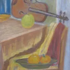 Korycka Marlena<br /><em> Martwa Natura</em><br />(pastel)