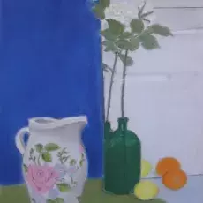 Nowosz-Arkuszewska Irena<br /><em>Martwa Natura z Lustrem</em><br />(pastel)