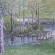 Nowosz-Arkuszewska Irena<br /><em>Studium Plenerowe</em><br />(pastel)