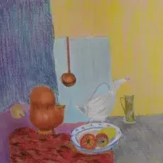 Okniańska Irena<br /><em>Martwa Natura</em><br />(pastel)