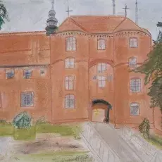 Bogumiła CEGIELSKA - Brama na wzgórze katedralne (pastel)