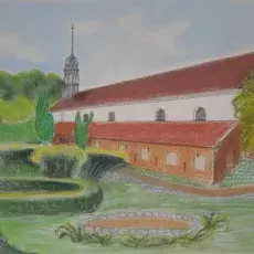 Ewa MISZEWSKA - Szpital św. Ducha (pastel)