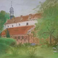 Helena WYRZYKOWSKA - Szpital św. Ducha (pastel)