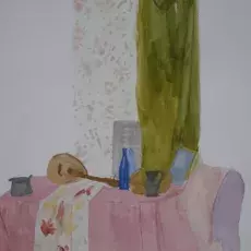 Degórska Bogumiła - Martwa natura ( akwarela )