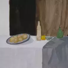 Degórska Bogumiła - Martwa natura ( akryl )