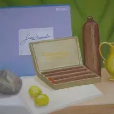 Binięda Elżbieta - Martwa natura ( pastel )